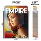 Zavekia Acrylic Brochure Holder Wall Mount 8x11 5  3-pack Clear Literature