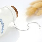 925 Sterling Silver Simple Cross Bracelet
