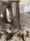 Vintage Pewter Tankard     Engraved Bands     Excellent Condition