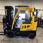2019 Hyster S50ft 5000lb Used Forklift Quad Stage Mast Sideshift Lp Gas