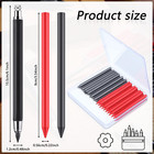 36 Pcs 5 6 Mm Lead Mechanical Pencil Refills And 5 6 Mm Mechanical Pencil  Black