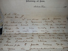 Antique Grimes County Texas Attorney To Client Letter 2 Handwritten Pages