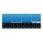 Ez12pbl Dual Color 12 Inch Easy Read Ruler With 12 Inch  1 Count  Plastic