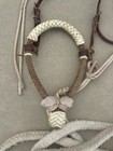 Western Bosal Hackamore Leather Headstall Mecate Reins Horse Tack