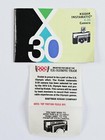 Kodak Instruction Manual Instamatic X-30 Camera   U s  Olympic Team Sticker Vtg