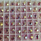 Swarovski 5000 8mm Round Beads  Rose Ab Full Coat  8pcs 