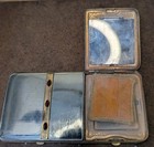 Compact With Rhinestone 2 Compartment Gold Tone 