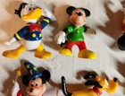 Vintage Walt Disney Mickey   Minnie  Donald  Pluto   Goofy Figures Pvc Hong Kong