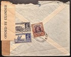 1940s Bahrain  27 30 33 On Censored Cover To Us  Opened Roughly At Top  d2