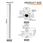2 Pcs 150mm Linear Motion Rail Guide With 4 Pcs Scs8uu Bearings Sk8 Rail Support
