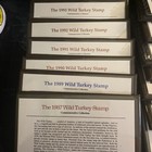 Wild Turkey Stamp Official Commemorative Collection 1987 - 2000 Lot Minty