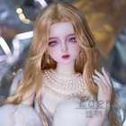 1 4 1 3 Uncle Bjd Doll Girl Soft Wave Curly Wig Long Doll Hair Centre Parting 