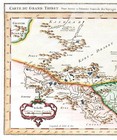 Tibet China  carte Du Grand Thibet  1740-60 N  Bellin Original Antique Map