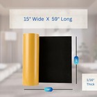 Premium High Density Eva Foam Sheet With Adhesive Backing 15    X 59   
