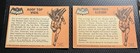 1966 Topps Batman Black Bat 2-card Lot  5    48 - Mid Grade Minor Surface Issues