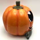 Disney Jack Skellington Halloween Ceramic Votive Holder Pumpkin Read