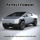 Center Console Armrest Cover For Tesla Cybertruck 2025 2024 2023 Matte Carbon   