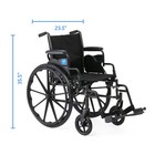 Medline 16    Height Adjustable K3 Wheelchair With Swing-back Desk-length Arms  