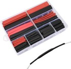 300 Pcs 3 1 Ratio Heat Shrink Tubing Kit  5 Sizes Diameter  1 8  1 4  3 16  3   