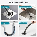 Drain Cleaning Brush 2 Pack  23 6   Drain Snake Cleaner Long Tool   Flexible