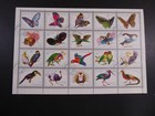 Fujeira 1972  Zd Sheet  butterfly birds   Used cto  Per 100  Mi no  1160 79