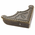 Retro Bronze Decorative Book Corner Scrapbooking Protectors Albums Folder 4pcs