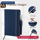 Netany 4 Pack Pocket Notebook Small Notebook  A6 Mini Leather Hardcover Journal 