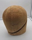  Rare  Balsa Wood Hat Mold Primitive Millinery Hatters Block Form  vintage 
