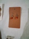Jewelry Lot-necklace  Dangle Earrings  4 Pair   Silver Tone Leaf Studs  2 Pair 