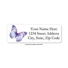 400 Return Address Labels Personalized Printed 1 2 X 1 3 4 Purple Butterfly