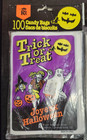 Lot Of 3 Packs Of Bags Vintage Plastic Halloween Trick Or Treat Bags New 90s