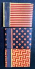 3 Old Vintage  fancy  Matchbooks Orange Yellow Black Universal Match Co St Louis