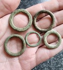 Celtic Ring Proto Money Ancient Currency Bronze Antique Metal Detecting Find 11