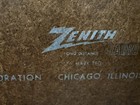 Vintage 1956 Zenith Bakelite Am fm Radio S-23168 Tube Radio Works  Refurbed