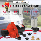 Rv Fresh Water Diaphragm Pump 12 Volt Dc 4 0 Gpm 50psi  On Demand    
