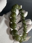 Natural Hetian Jade Bracelet     Elegant Handcrafted Nephrite Jade Collection