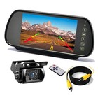 10m 7   Mirror Monitor   Rca Backup Camera Ir Night Vision For Van Truck Rv Bus