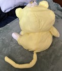 Vtg Fisher Price Puffalump Yellow Cat Plush Nylon Parachute Doll