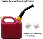 Gas Can Spout Replacement Old Style With Flexible Pour Nozzle Coarse Black 