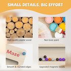 Magnetic Color   Number Maze Puzzle     Wooden Toddler Counting   Matching Toy