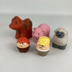 Little Tikes Toddle Tots Farm Truck Animal Wagon Chunky Figure Lot Vintage 1980s