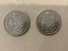 1962 Canadian Silver Half Dollar - 2 Coin Lot