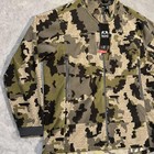 Kuiu Boarder Jacket Mens 2xl Camo Polartec Wind Pro Fleece Hunting Full Zip