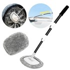 Adjustable Telescopic Car Wash Brush Kit Mop Long Handle Vehicle Cleaning Tools