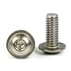 3 8 -16   18-8 Stainless Steel Button Flange Socketcapscrews Select Length   Qty