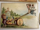 Vintage Trade Card Lot 1880   s Victorian Damaged Scrap Ny Great For Crafts