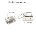Lot 100 Sets 1 Inch Key Fob Hardware With Split Ring - U s  Free Shipping