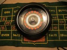 Vintage  E  S  Lowe Casino Bakelite Roulette Wheel Original Box   Cloth Table