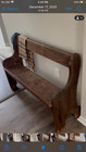 The Antique Church Bench Is A Beautiful And Unique Piece Of Furniture  Perfect F