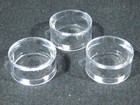 Sphere Display Stand Lot Of Three Clear Acrylic Small Size